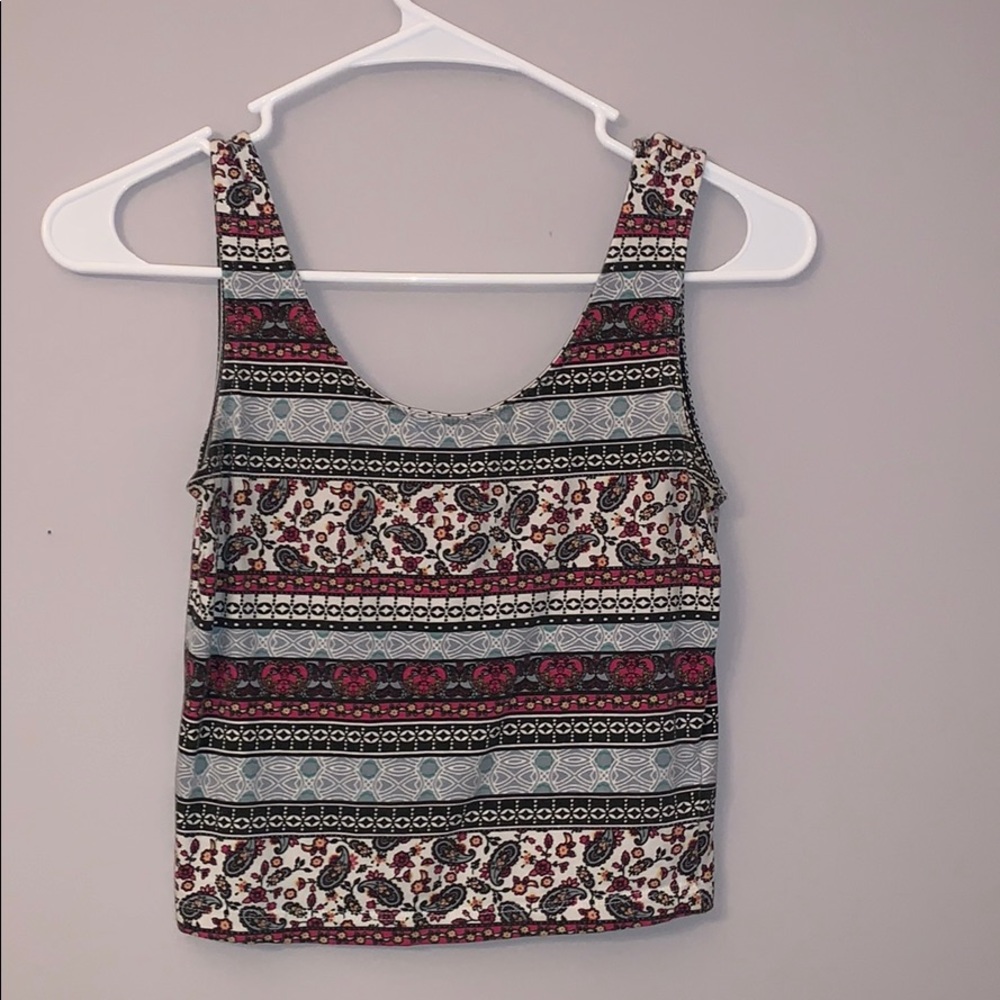 cute patterned crop top